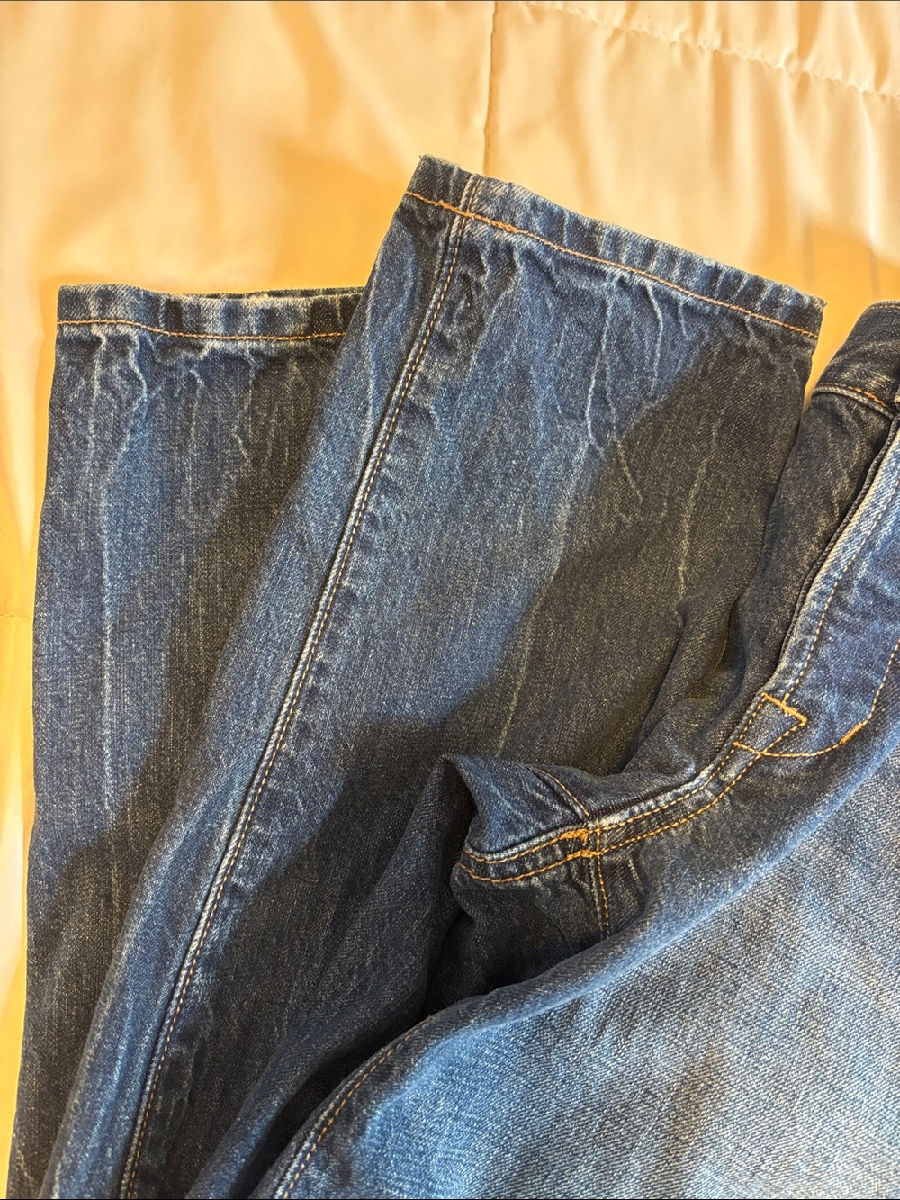 LOFT Boyfriend Jeans in Dark Blue Wash - Picture 2 of 4